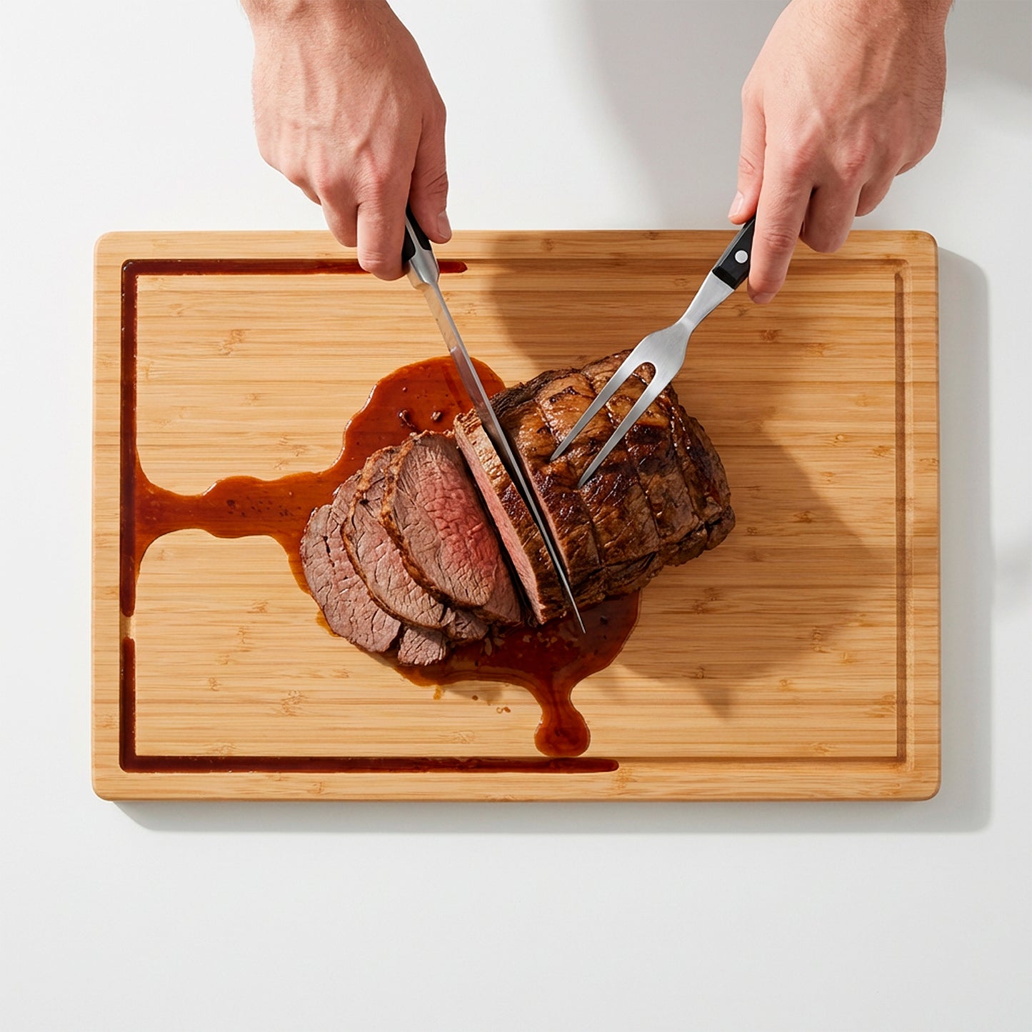 Bamboo Chopping Board - 45 x 30 x 2 cm