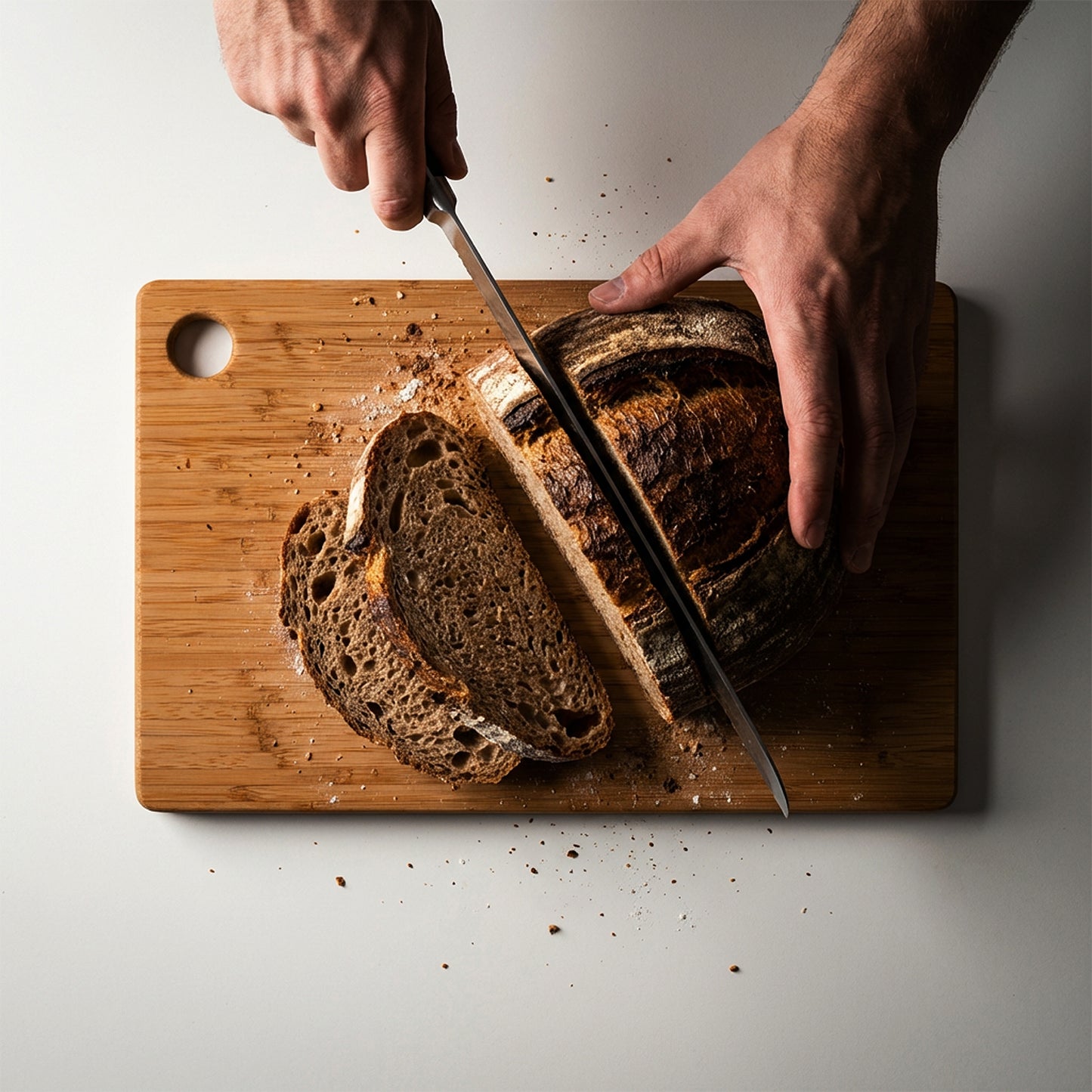 Carbonised Bamboo Chopping Board Set - 3 Piece