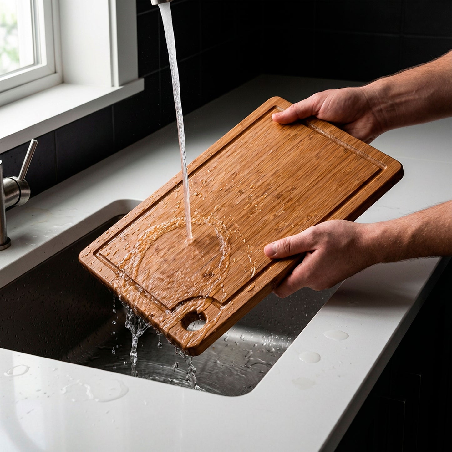 Carbonised Bamboo Chopping Board Set - 3 Piece
